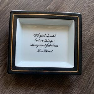 Coco Chanel Trinket Tray